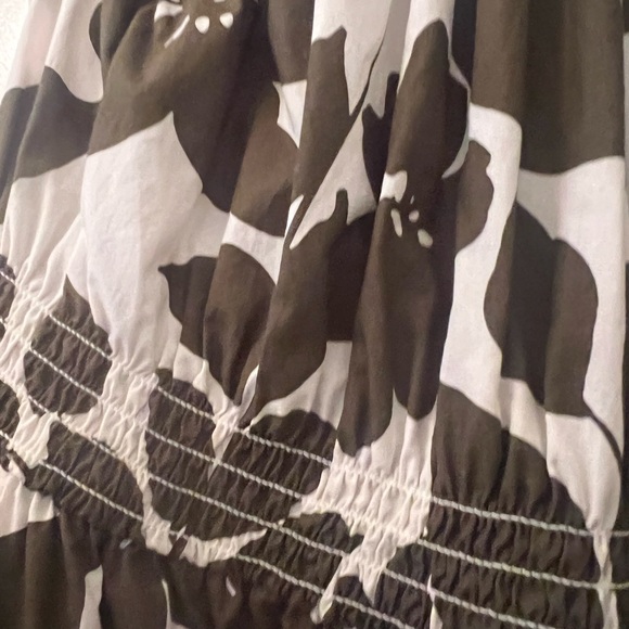 J.Crew Smocked cotton poplin dress - Picture 6 of 7